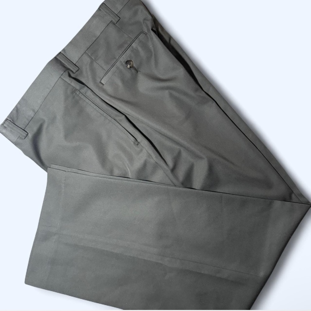 Perry‎ Ellis Portfolio Coolmax Black Dress Pants 36x32 Modern Fit Trousers